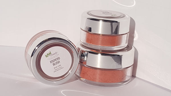deep pink natural blush vegan highly pigmented blush powder
