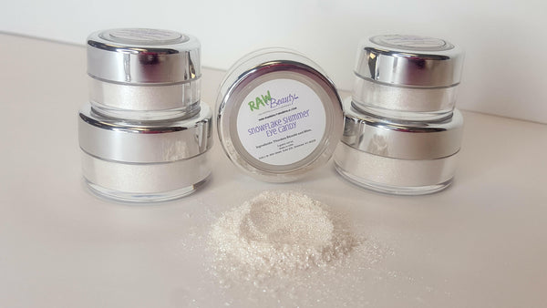 white shimmer eye shadow, white natural eye makeup highlighter magic fairy dust