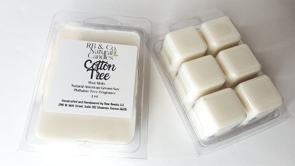 Cotton Tree Scented Natural Soy Candle | Hand-Poured and Hand-crafted