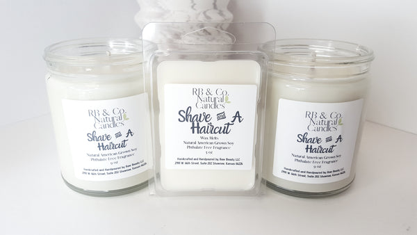 Shave and a Haircut | Natural Soy Candle | Hand-Poured and Hand-crafted