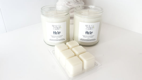 Hero | Natural Soy Candle | Hand-Poured and Hand-crafted