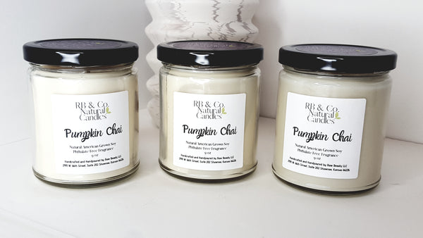 pumpkin scented soy candle wax melts for fall