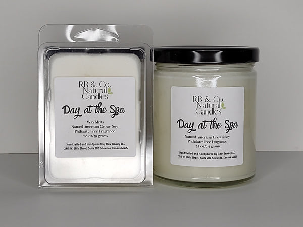 Day at the Spa Natural Soy Candle | Hand-Poured and Hand-crafted