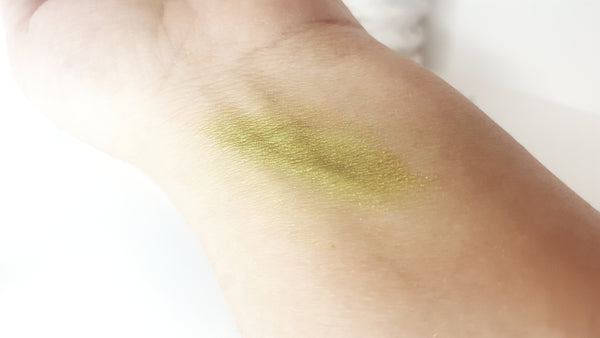 green eye shadow loose pigment powder raw beauty minerals