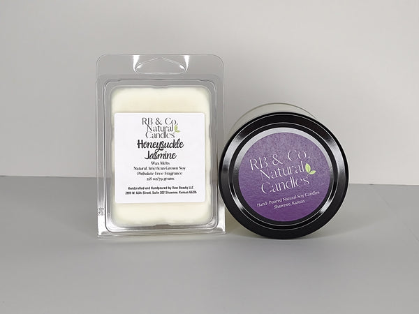Honeysuckle Jasmine Natural Soy Candle | Hand-Poured and Hand-crafted