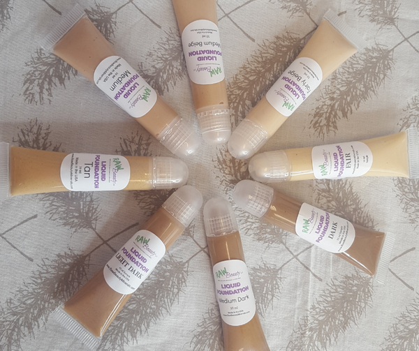 all natural and vegan natural liquid foundation creamy bb cream in sample size
