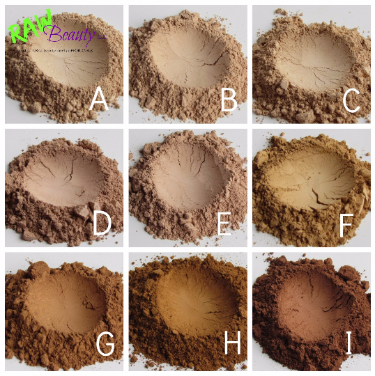 all natural makeup vegan face powder natural liquid foundation shade chart by raw beauty minerals